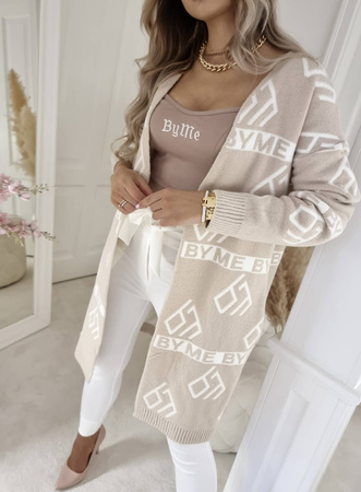 Jasno- beżowy kardigan damski BY ME