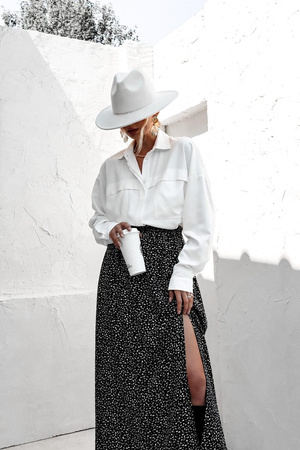 Biała luźna koszula damska SIMPLY NEW