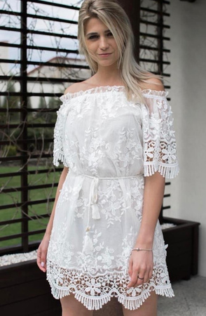 Sukienka WHITE SUMMER BE MODI