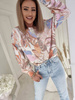 Kolorowa bluza damska z kwiatowym printem DOVE BY ME