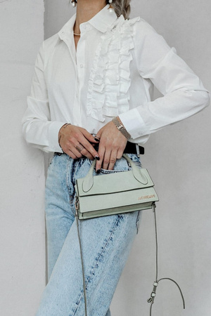 Biała bawełniana koszula damska SIMPLY