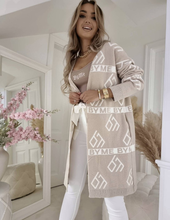 Jasno- beżowy kardigan damski BY ME