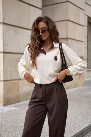 Śmietankowa bluza damska POLO