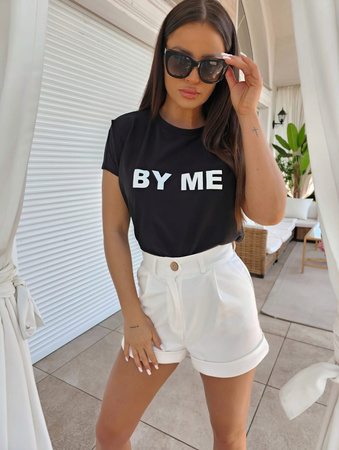 Białe krótkie spodenki damskie CASH