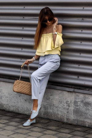 Żółta bluzka damska hiszpanka SUMMER LOVE