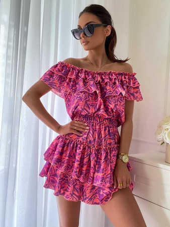 Różowy kombinezon damski hiszpanka BELLO