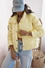 Żółta  krótka kurtka damska  ELENA 