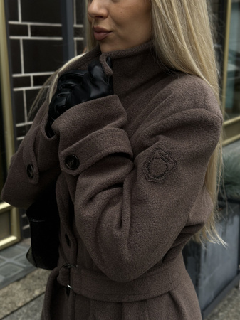 Jasno Brązowy płaszcz damski XANA AUTUMN