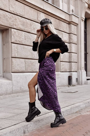 Czarny moherowy sweter damski LADY BLACK