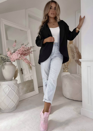 Czarna krótka narzutka damska BY Me