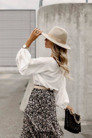 Biała bluzka damska PLISSA