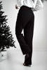 Czarne eleganckie spodnie damskie JOY 
