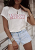 Biały T-shirt damski MIAMI 