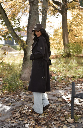 Brązowy płaszcz damski XANA AUTUMN