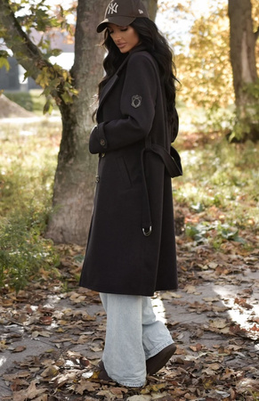 Brązowy płaszcz damski XANA AUTUMN