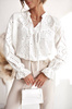 Biała bluzka damska w stylu boho BOHO ANTIC