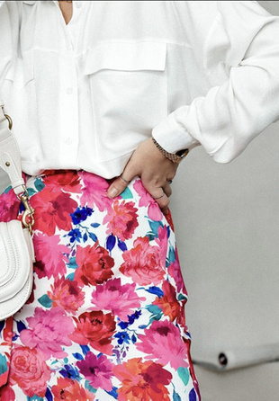 Biała luźna koszula damska  SIMPLY