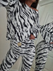 Biało-czarny komplet damski ZEBRA ACTIVE