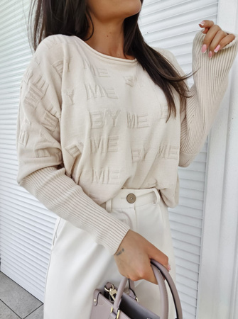 Beżowy sweter damski PARIS
