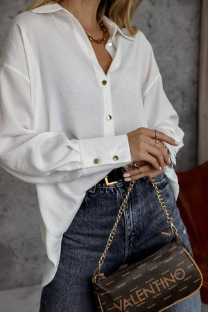 Biała luźna koszula damska MOVE BY SIMPLY