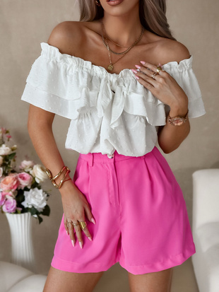 Biała bluzka damska hiszpanka SIMPLY MOOD