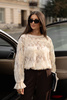 Beżowa koronkowa bluzka damska XANA ROMANTIC