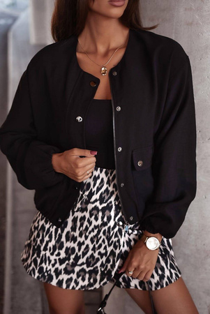 Czarna lekka kurtka PARIS