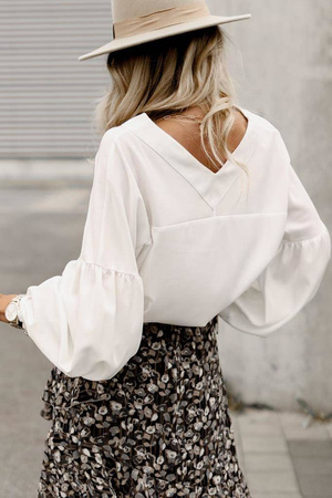 Biała bluzka damska PLISSA