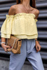 Żółta bluzka damska hiszpanka SUMMER LOVE