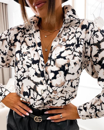 Koszula damska w ciekawy print JOL-ANE