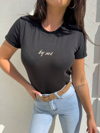 Czarny T-shirt damski MOHITO.