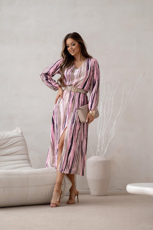 Kolorowa  sukienka damska we wzory SOHO 